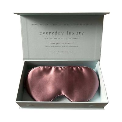 Dusty Rose Pure Silk Eye Mask