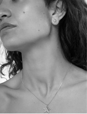 Silver Cosma Necklace