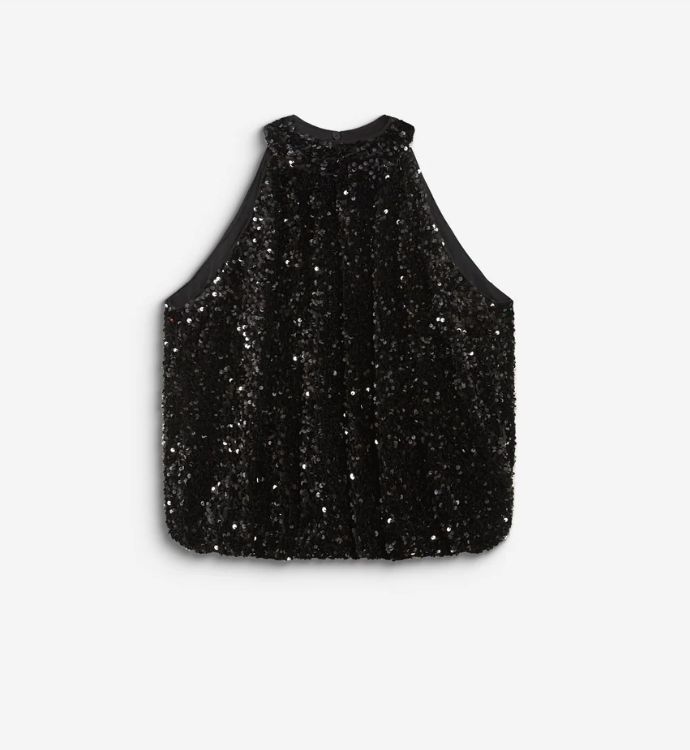 Becky Halter Top, Colour: Noir, Size: S/M