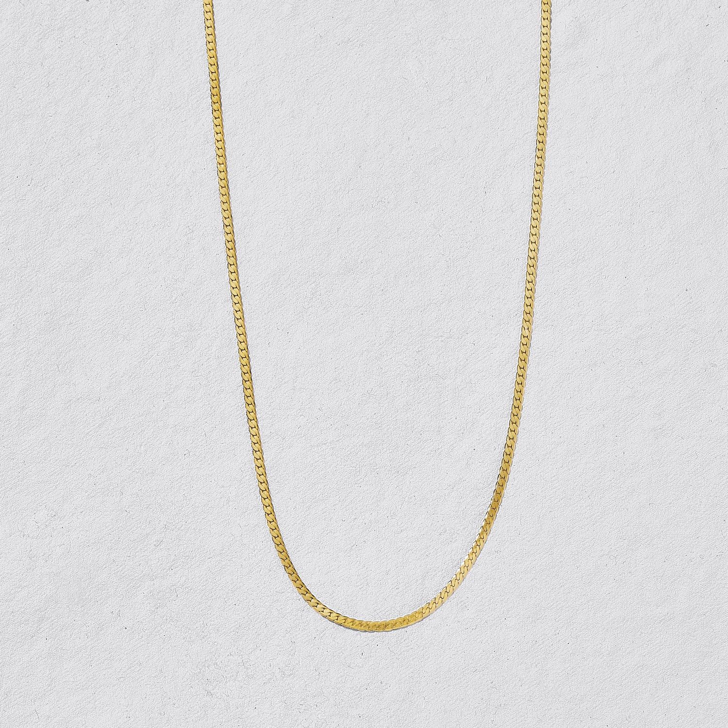 Siesta Flat Snake Chain Necklace