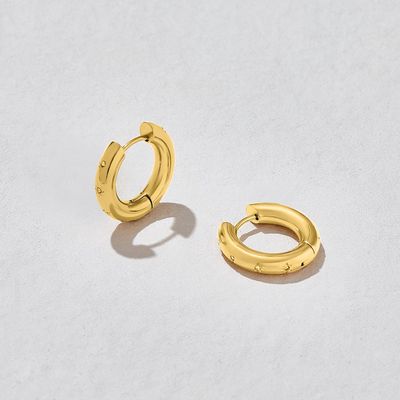 Rae Star Hoop Earrings
