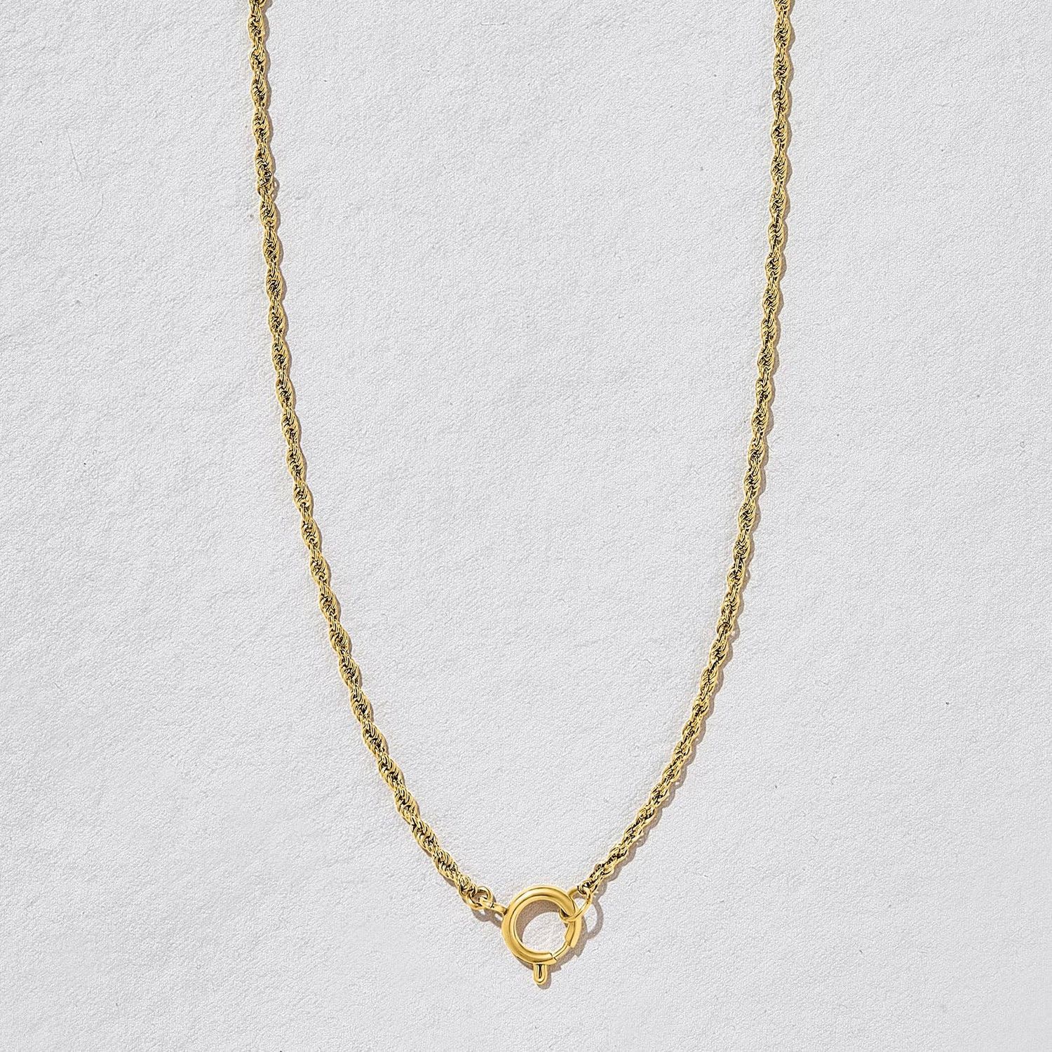 Fleury Gold Twisted Chain Necklace