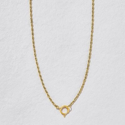 Fleury Gold Twisted Chain Necklace