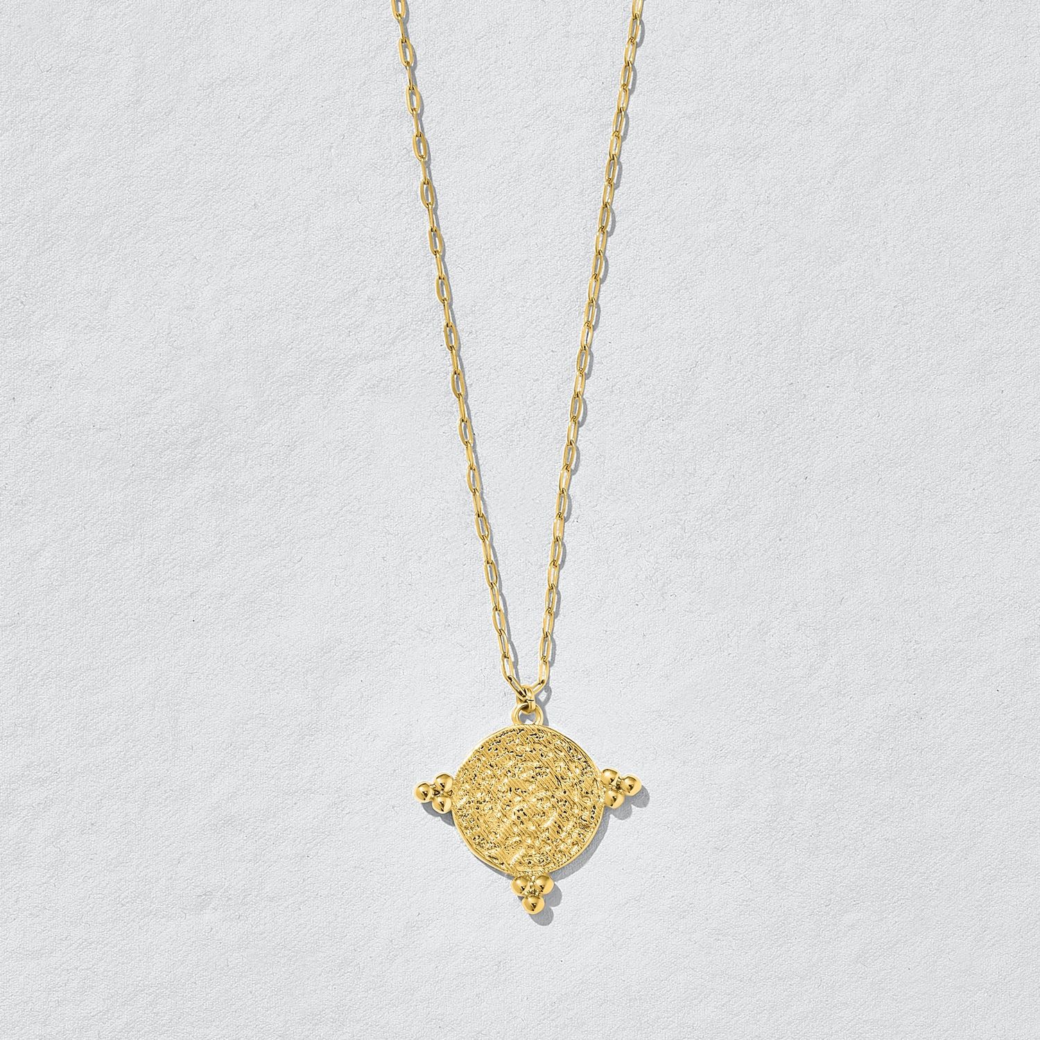 Nyra Gold Coin Necklace
