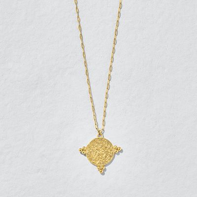 Nyra Gold Coin Necklace
