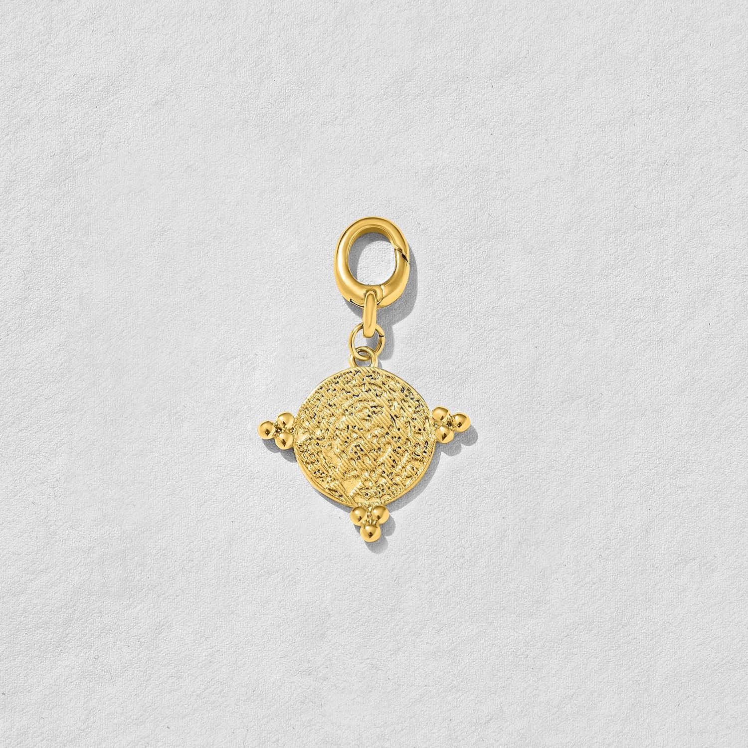 Nyra Gold Coin Charm