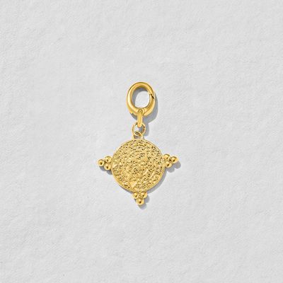 Nyra Gold Coin Charm