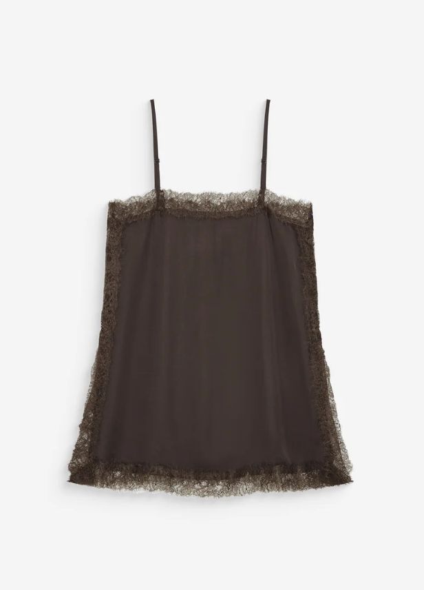 Blossom Top, Colour: Chocolate, Size: S/M
