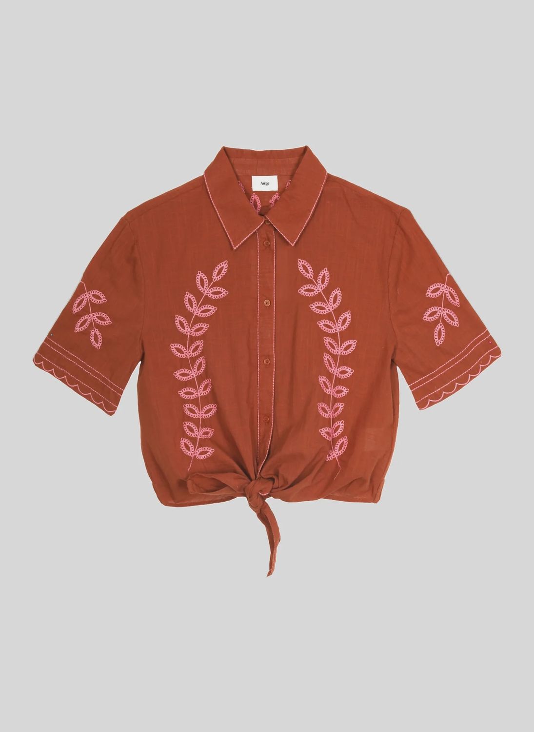 Silona Shirt, Colour: Caramel, Size: S/M