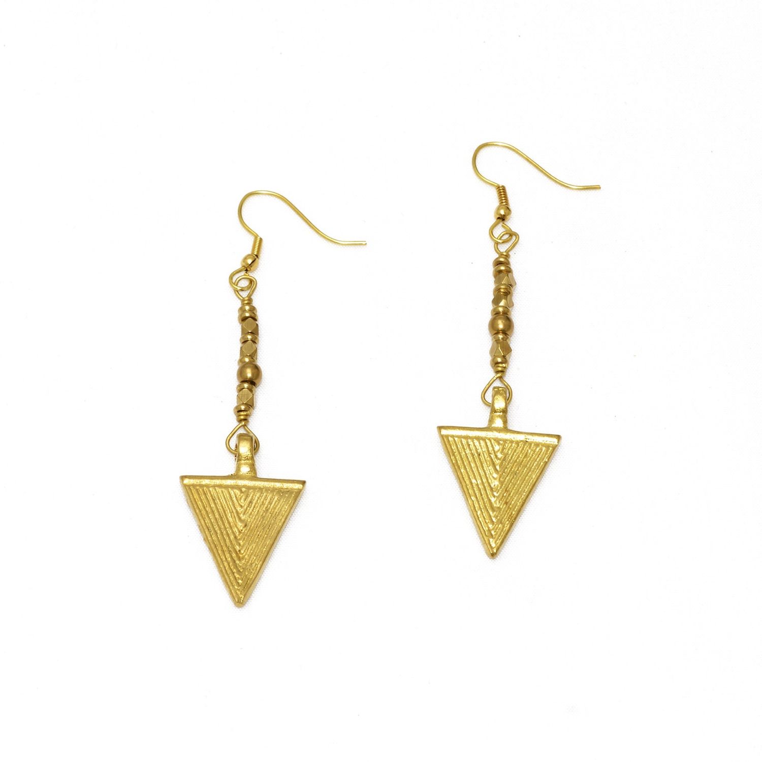 Triskel Golden Earrings