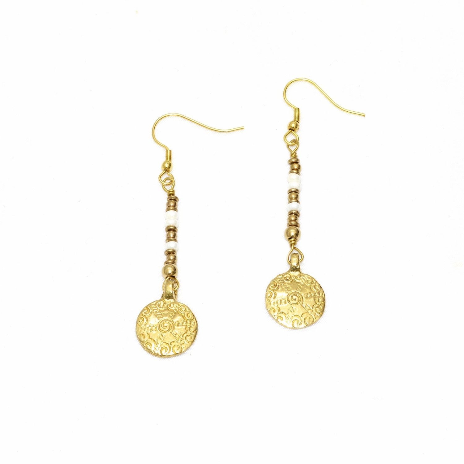 Chakra Pearl Earrings