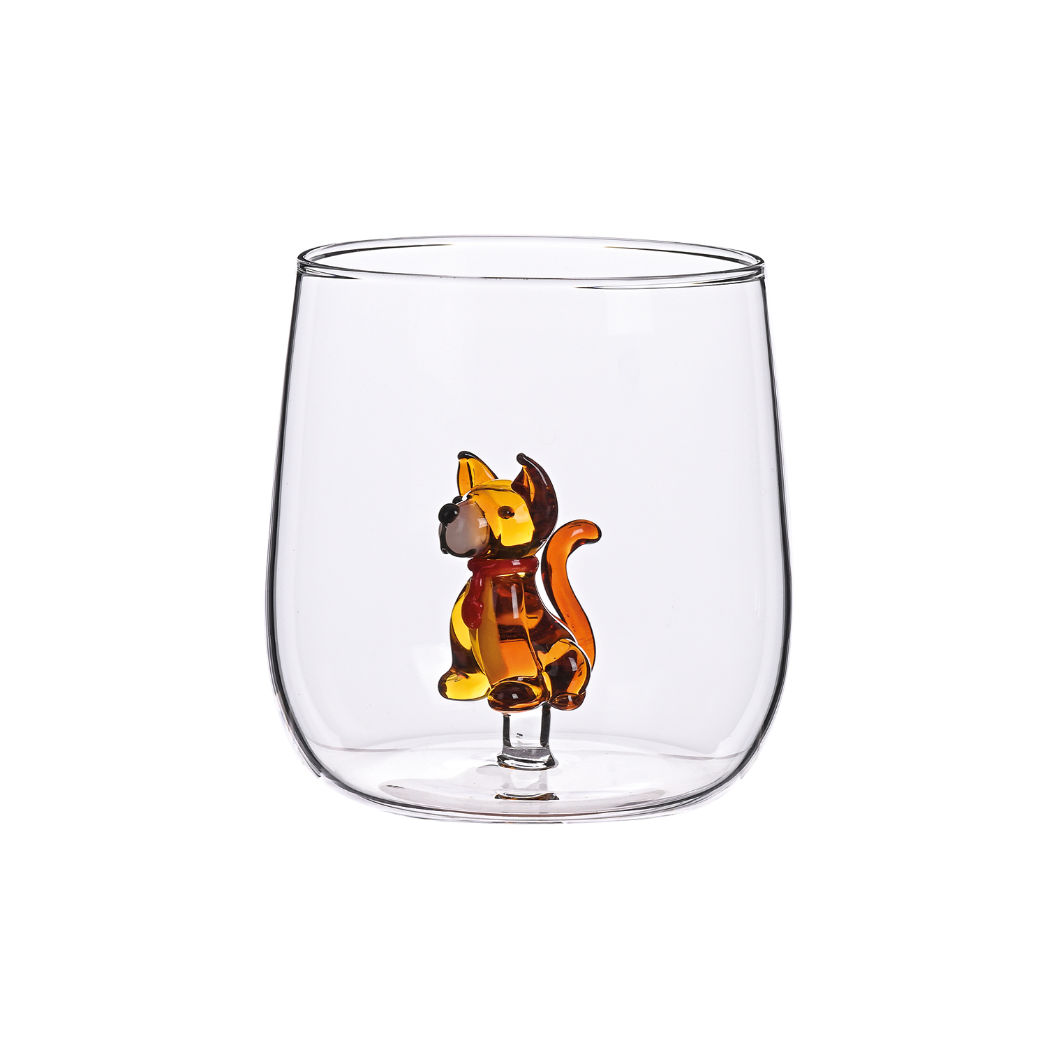 Bella Dog Glass Tumbler