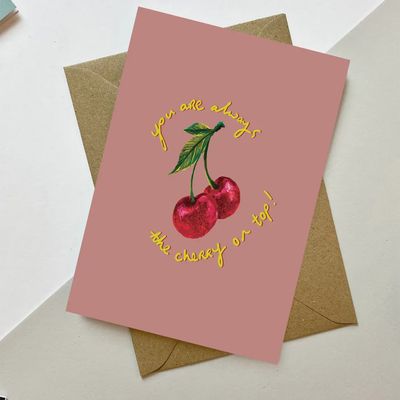 Cherry On The Top Card