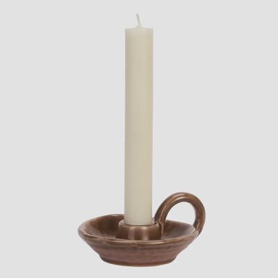 Stoneware Candle Holder