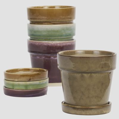 Flower Pot With Saucer Small