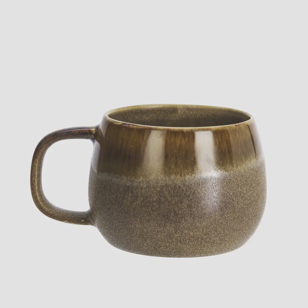 Brown Stoneware Mug