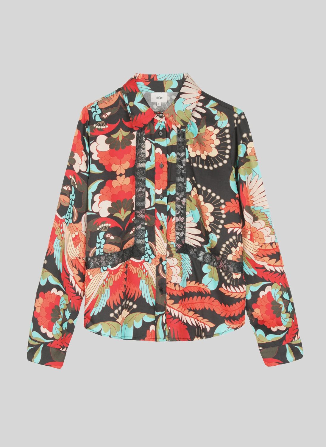 Sarlana Shirt, Colour: Fanyla Black, Size: Small
