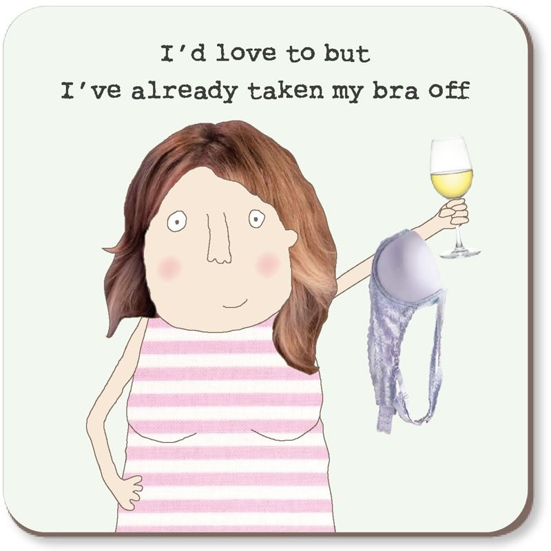 Bra Off Coaster