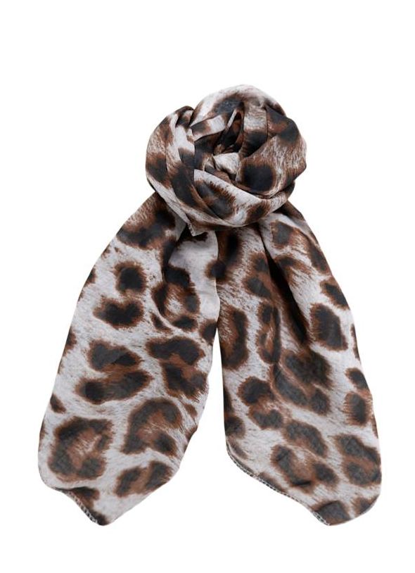 Sheila Leo Mini Scarf, Colour: Natural Leo