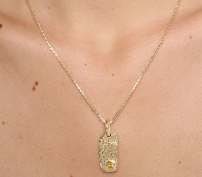 Birthstone Organic Necklace