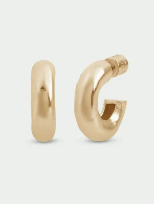 Gold Earth Large Earrings