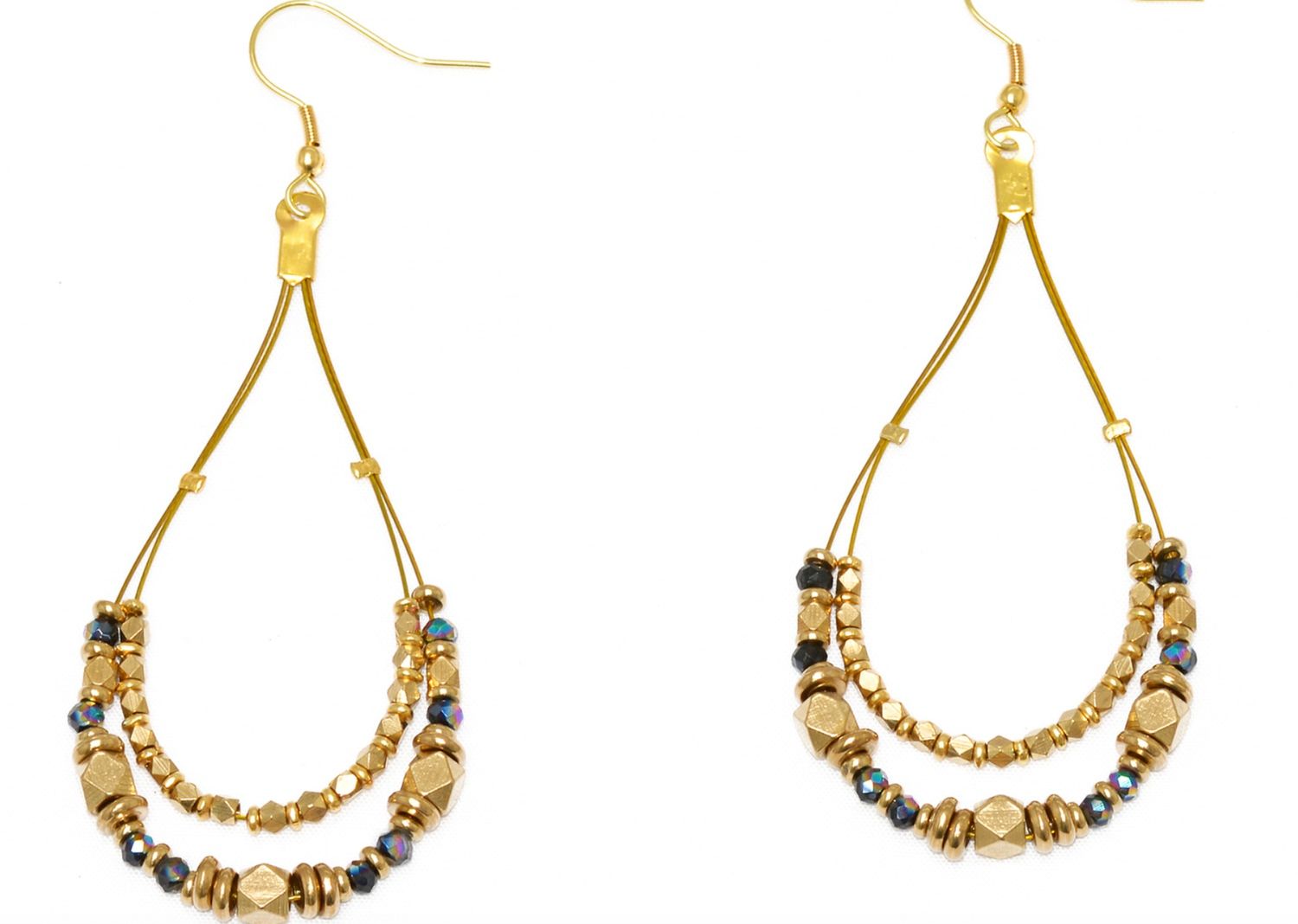 Zira Black-Multicolor Earrings