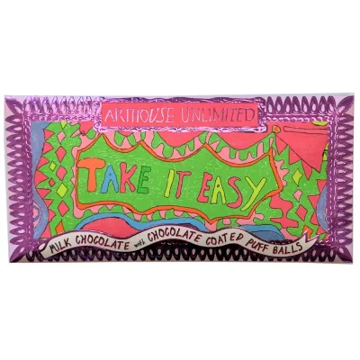 Take It Easy Green Milk Chocolate Bar
