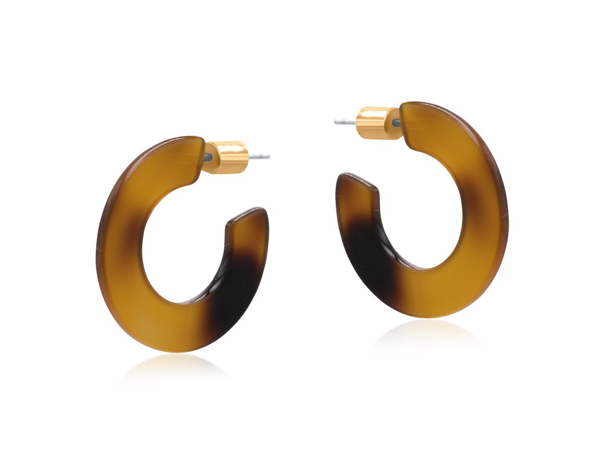 Ithaca Flat Hoops, Colour: Tortoise