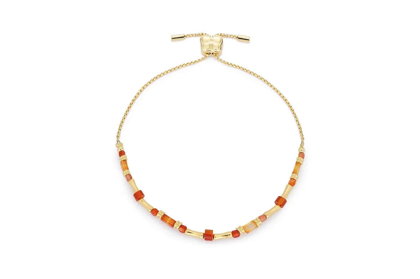 Chiara Gold &amp; Orange Bracelet