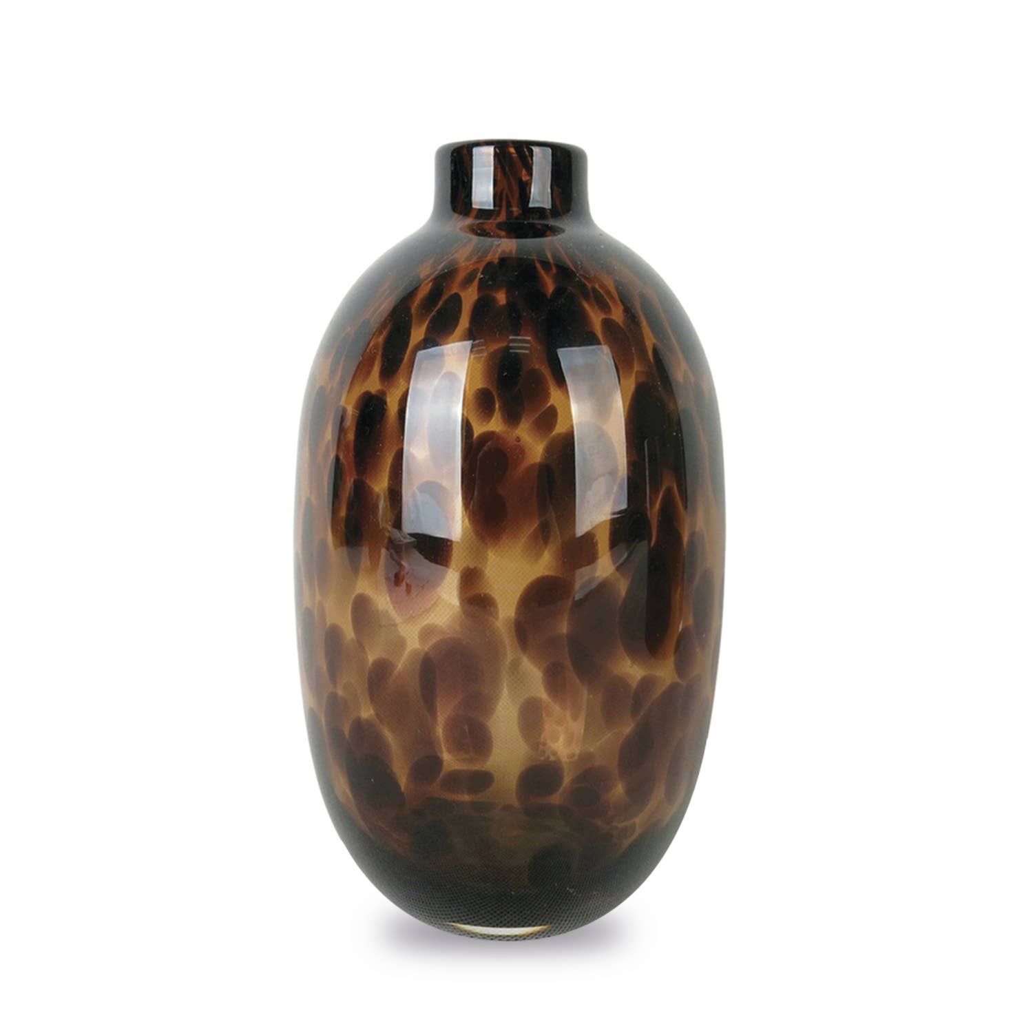 Alan Leopard Brown Vase