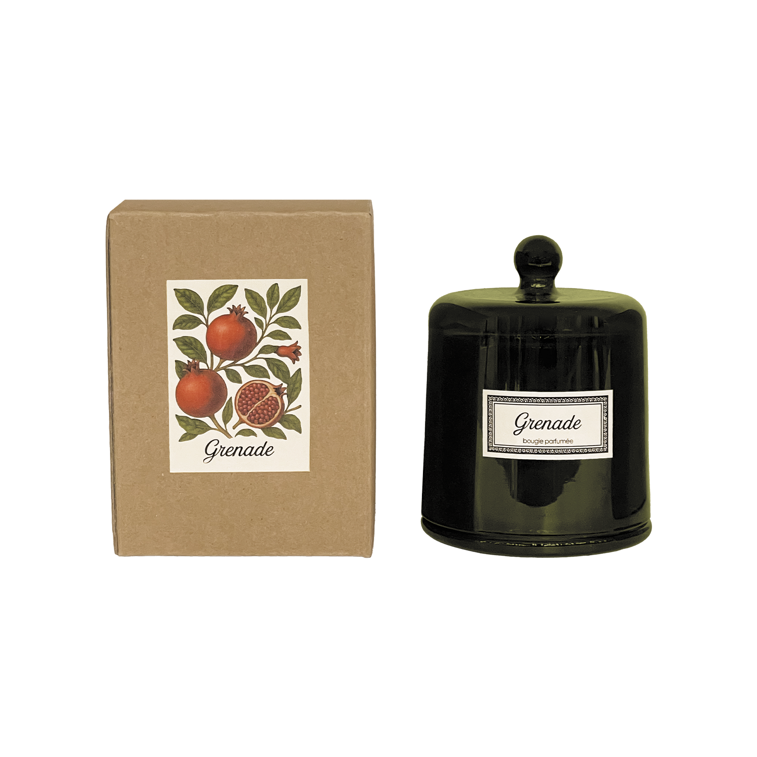Small Botanic Pomegranate Bell-Jar Candle