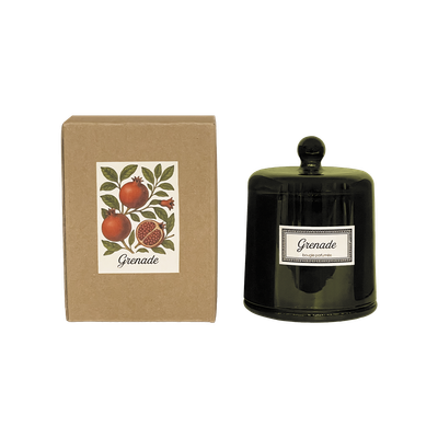Small Botanic Pomegranate Bell-Jar Candle