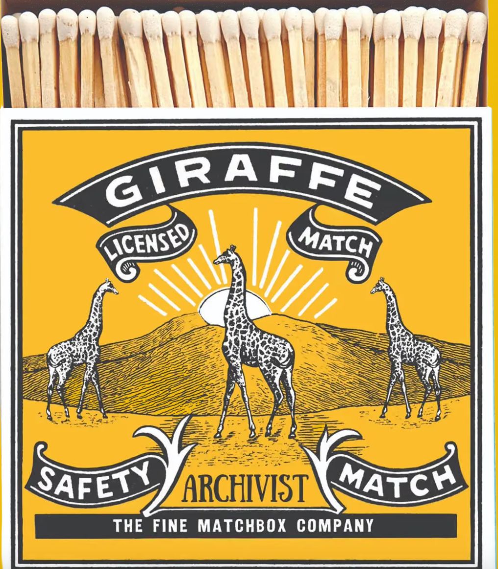 Giraffe Match Box