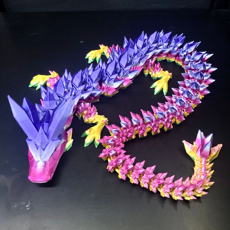 Articulated Crystal Dragon