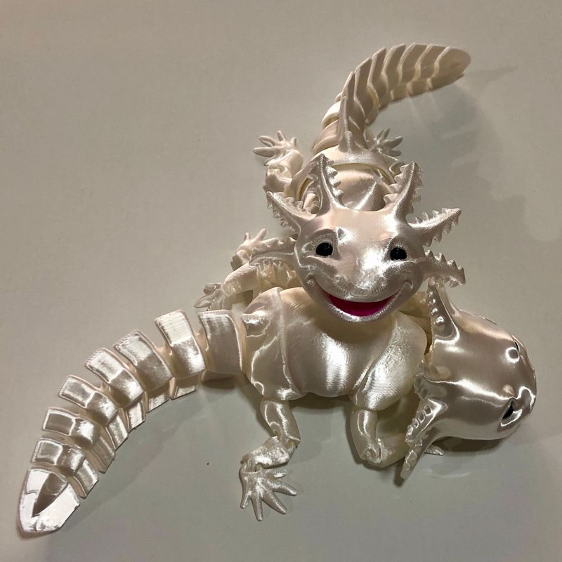 Articulated Smiling Axolotl