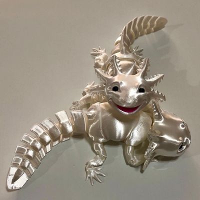 Articulated Smiling Axolotl
