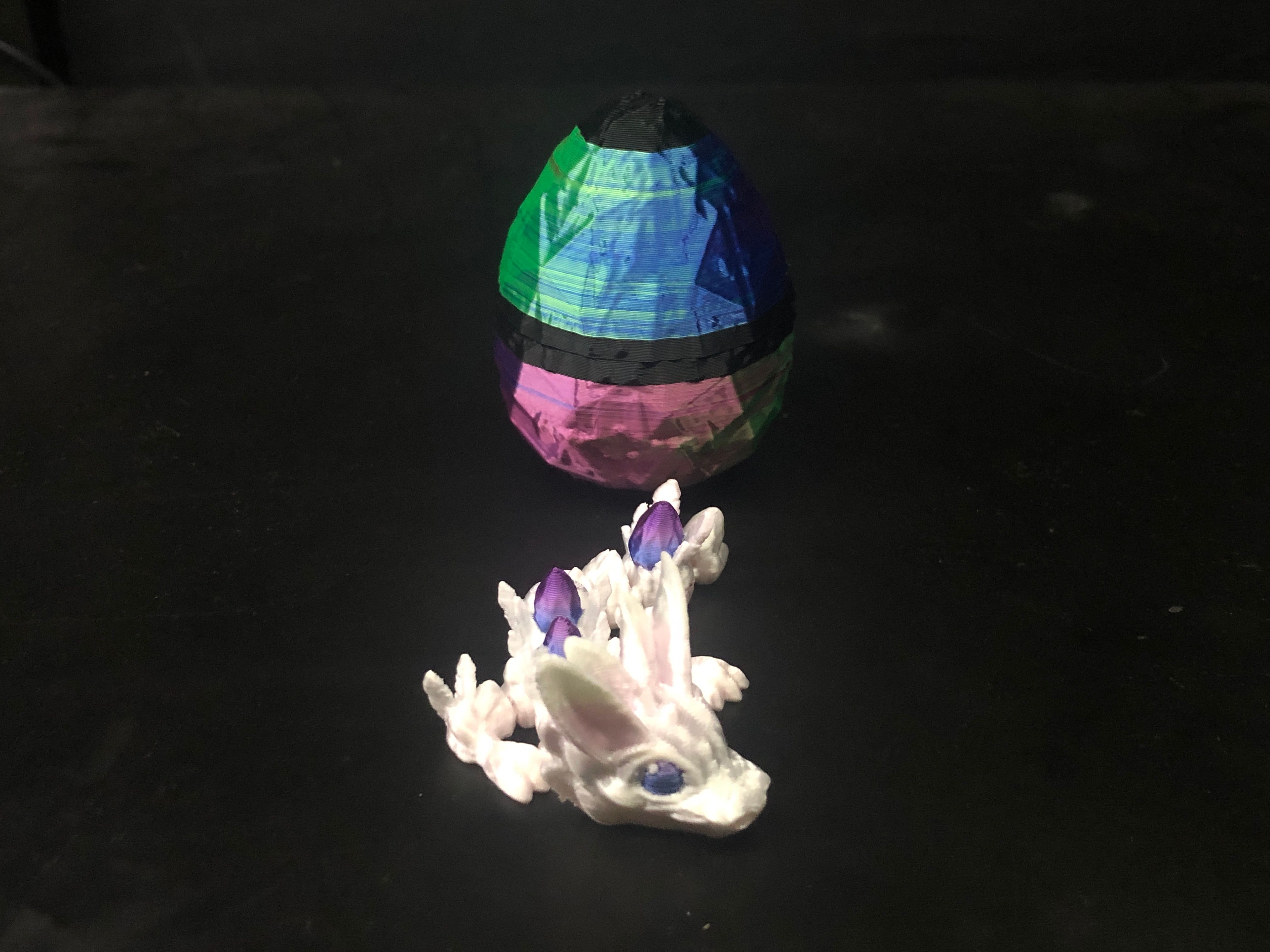 Mini Easter Egg with Baby Easter Dragon