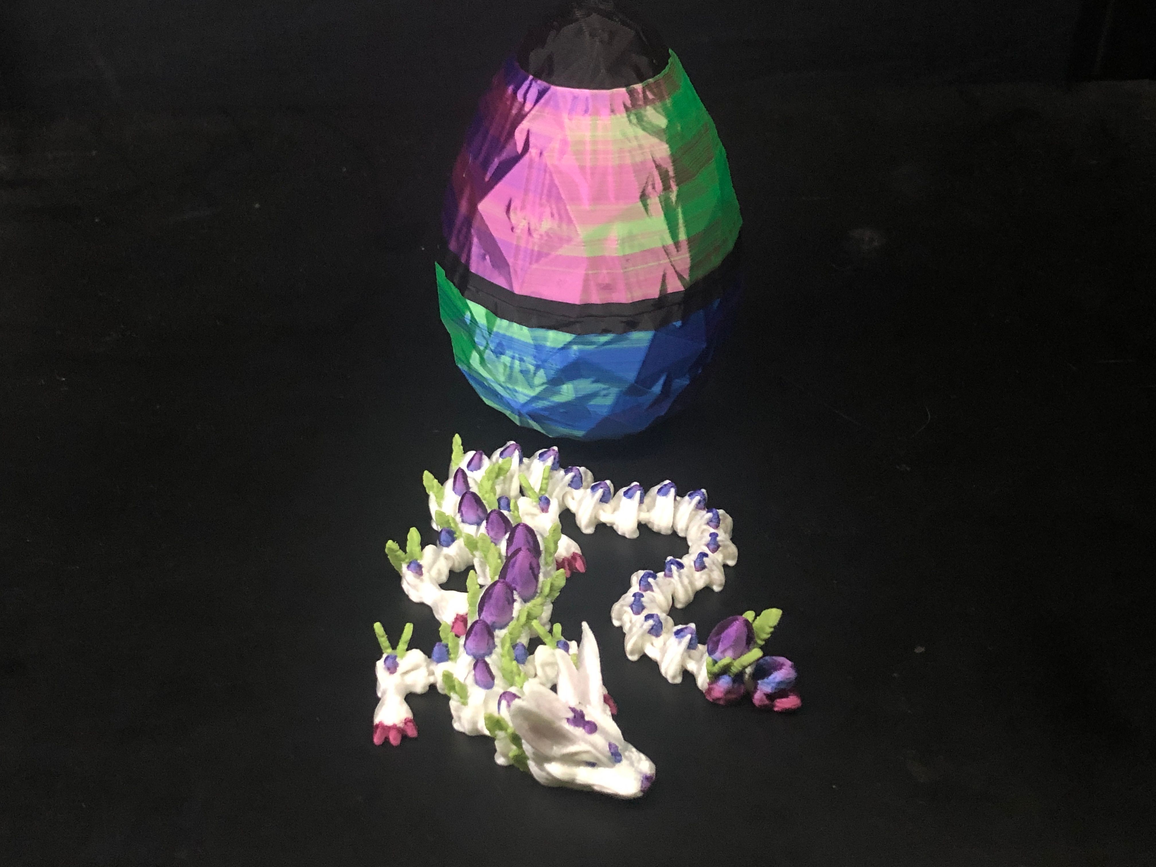 Easter Egg with Easter Egg Dragon