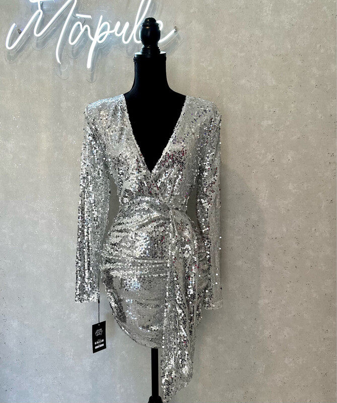 Vestido lentejuela Plata Vestido lentejuela Plata