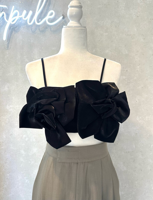 Top Flor - Negro Top Flor - Negro