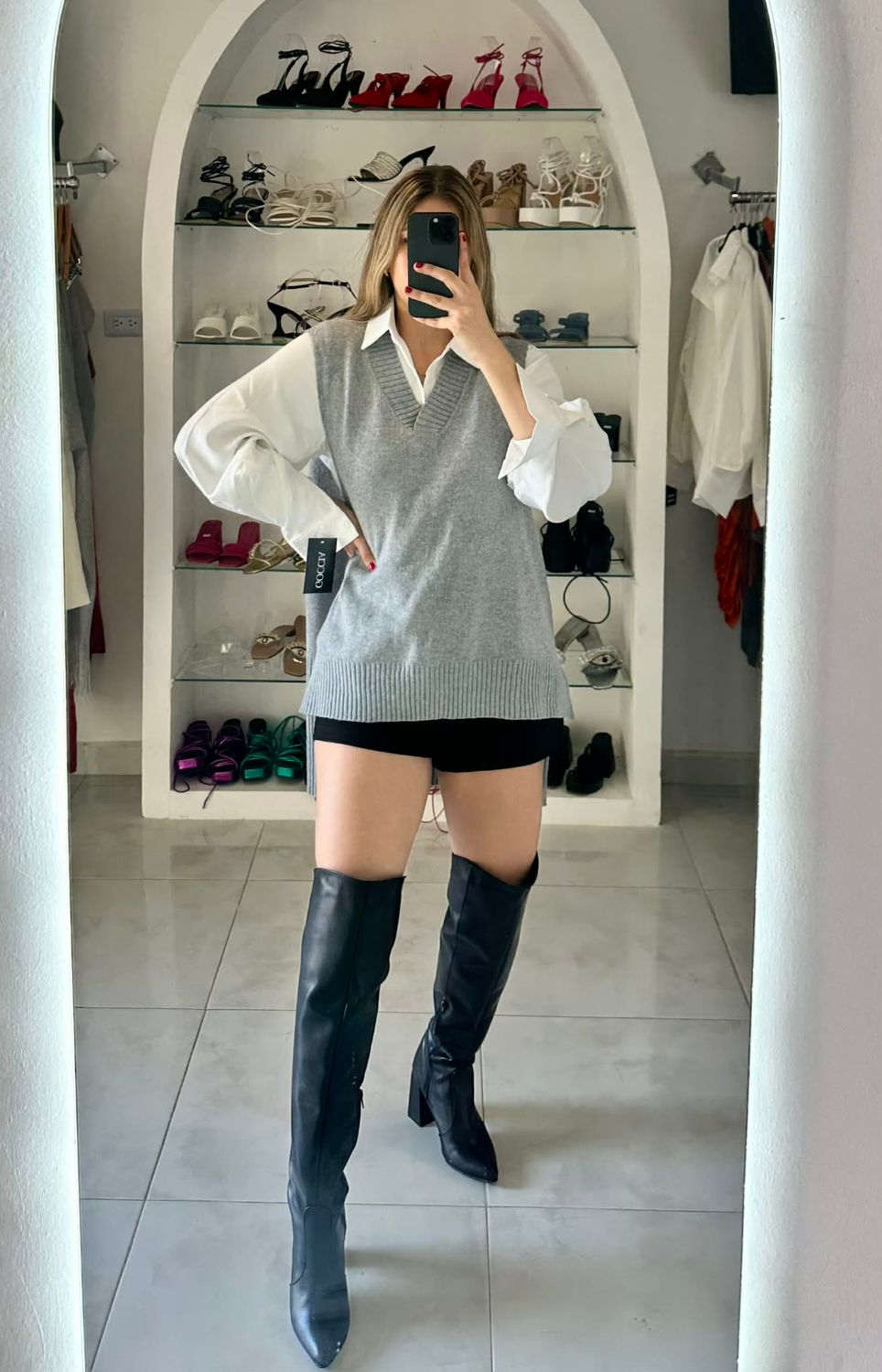 Botas Altas Nirvana - Negro