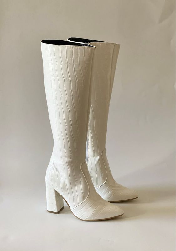 Botas Barcelona - Blanco Botas Barcelona - Blanco