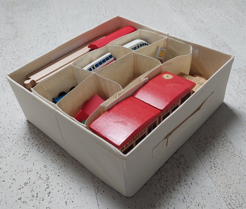 Schubladenbox, Größe L mit 12 flexiblen Fächern