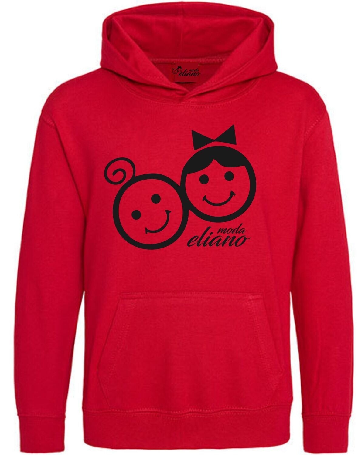 Kinder Hoodie Face moda eliano