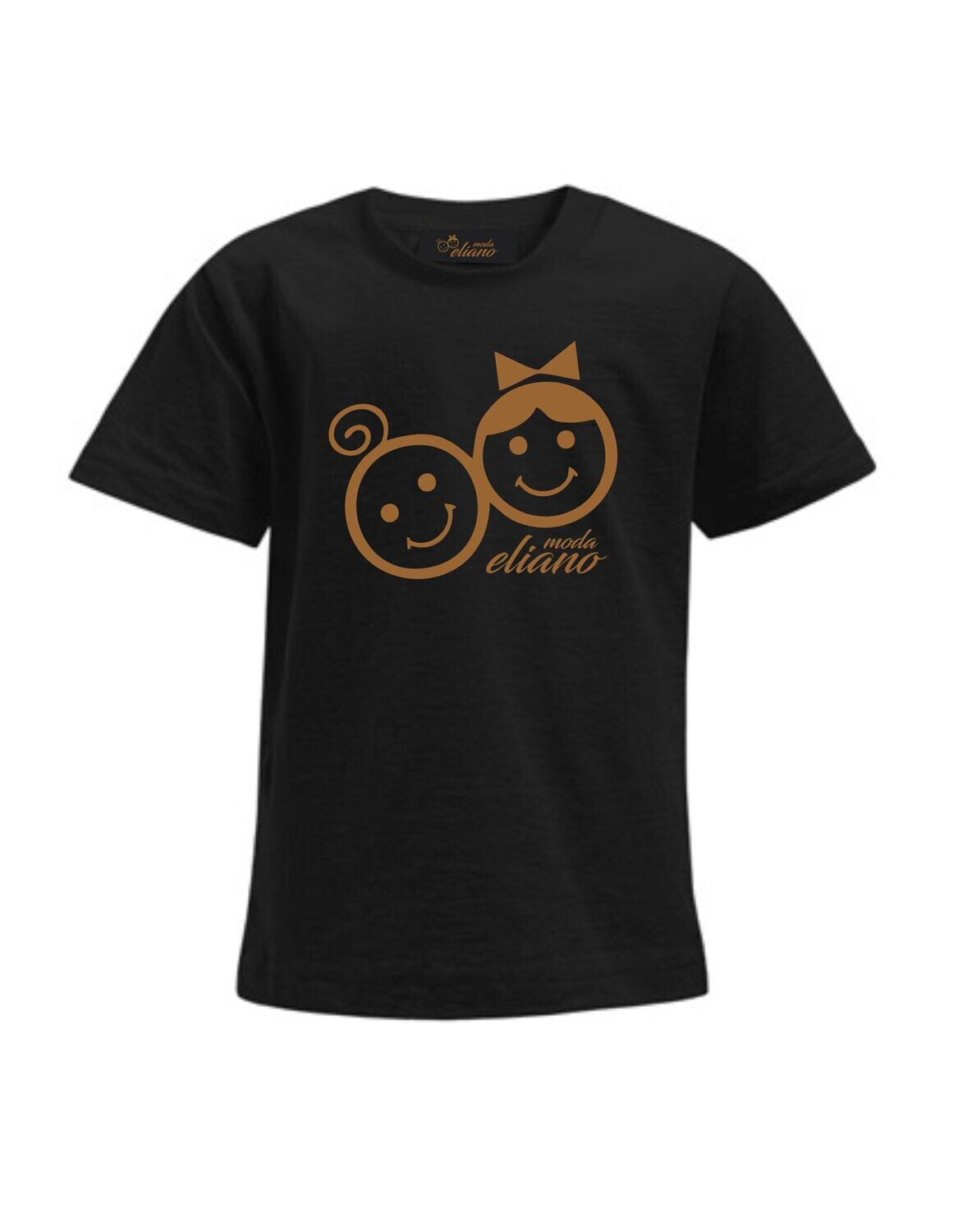 T-Shirt Black Edition Tee Face moda eliano