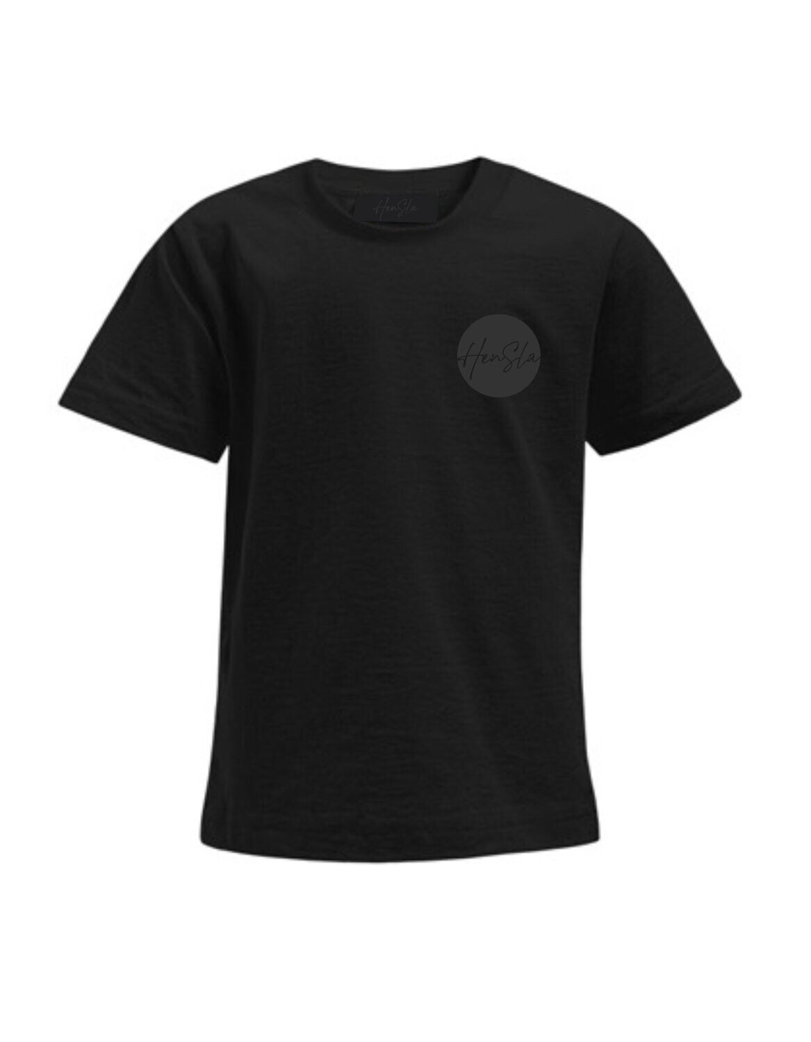 T-Shirt Black Edition Tee Round Patch HenSla