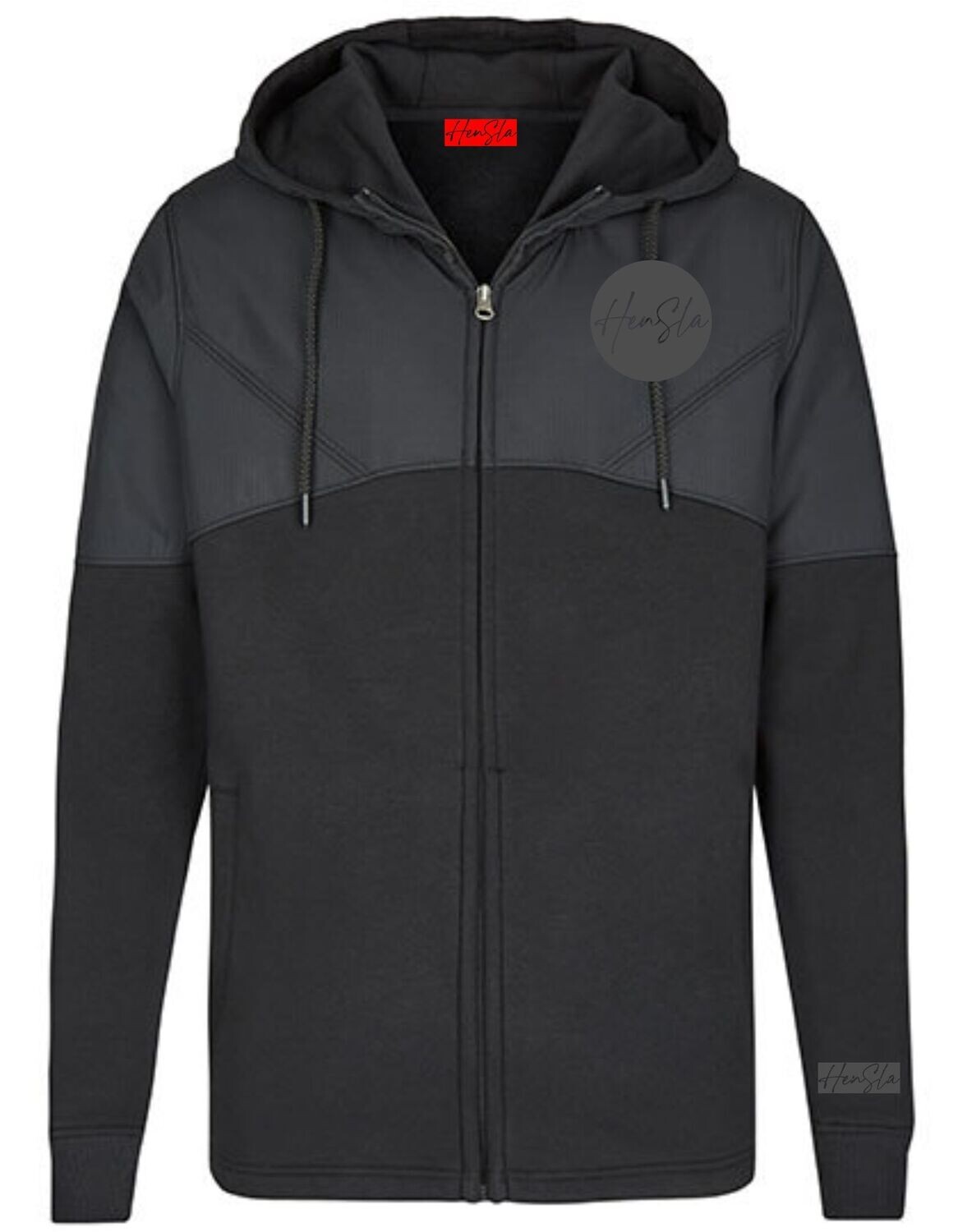 Sweat Jacke HenSla Round Patch