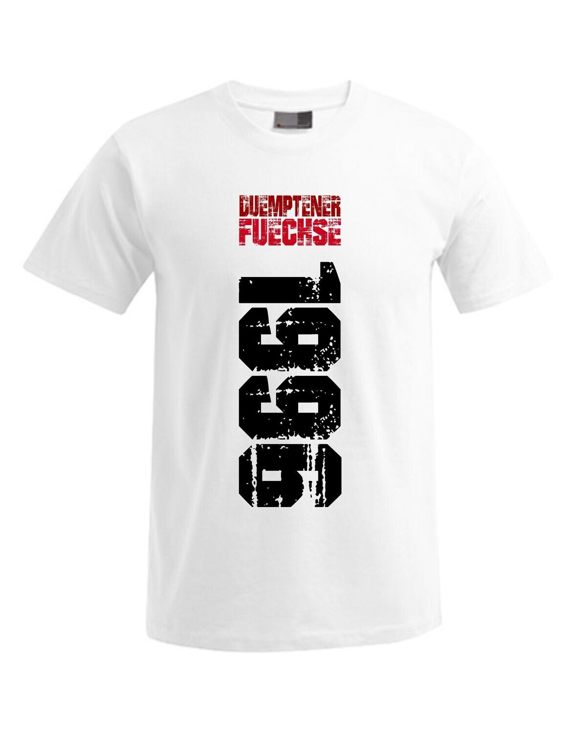 Kinder T-Shirt Dümptener Füchse 1996, Farben: Weiss