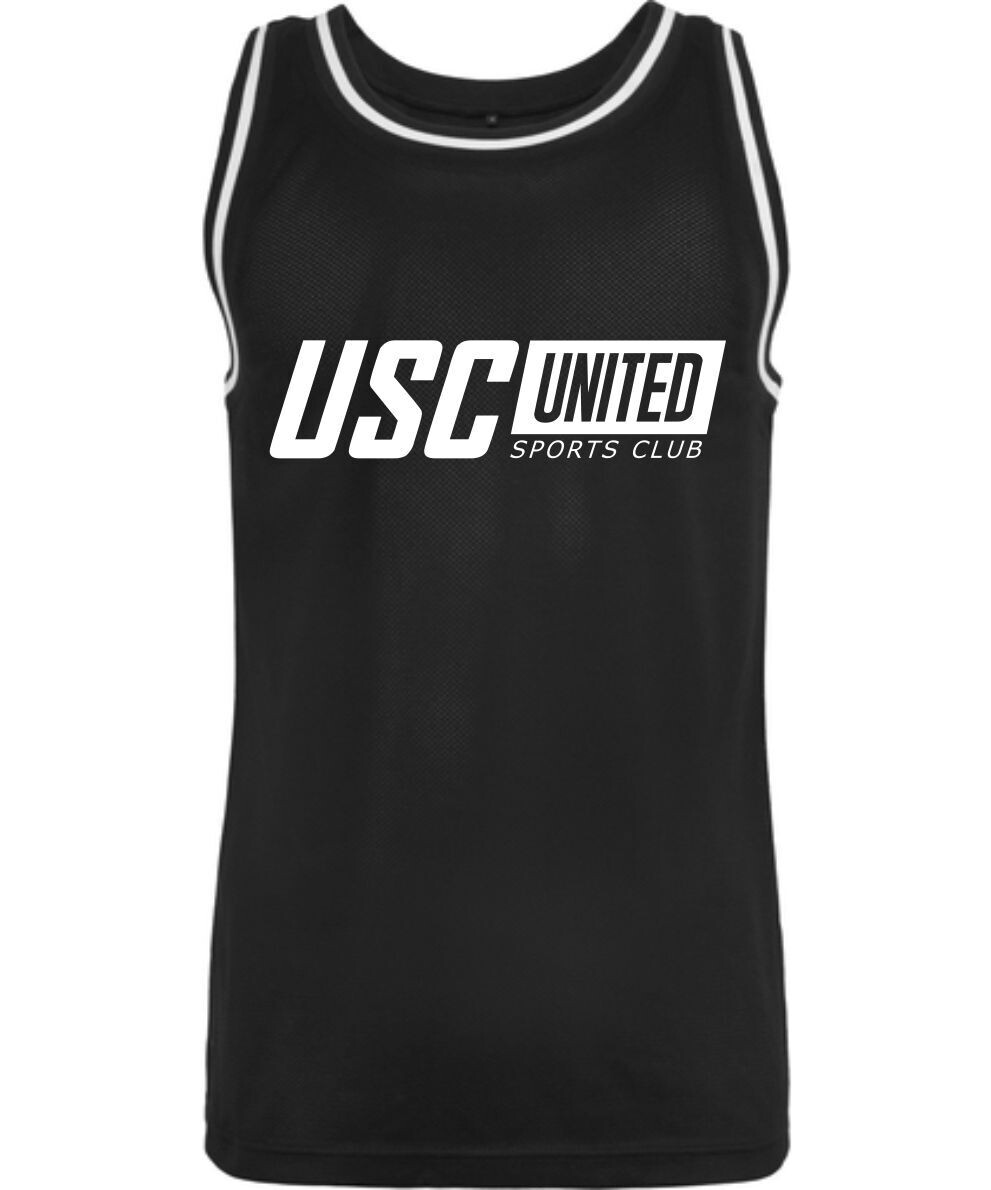 Herren Tank Top 2 Tone USC Basic Logo, Farben: Schwarz/Weiss
