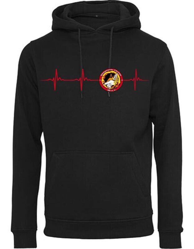 Herren Hoodie Herzschlag